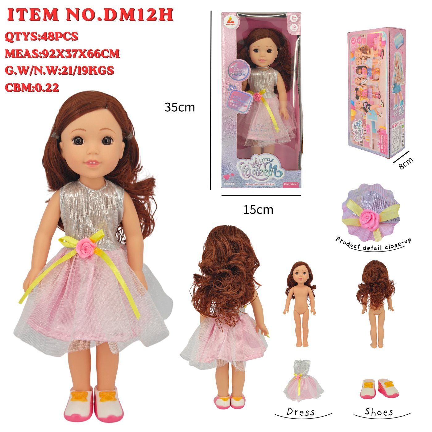 DM12H Little Queen Fashion Doll main image