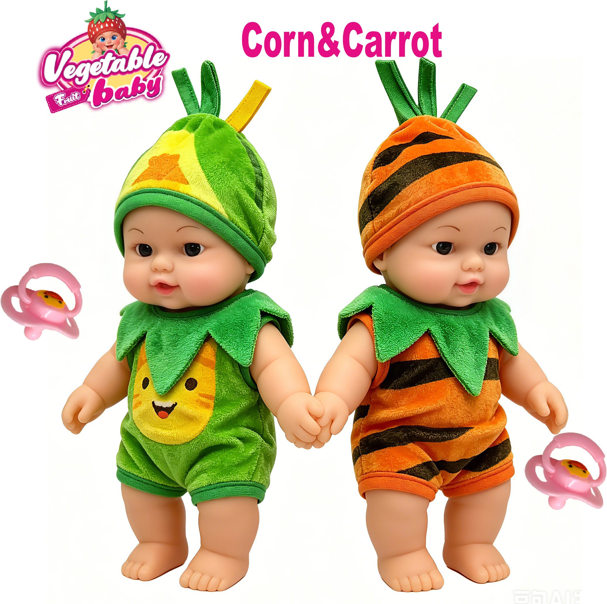 DM8L Corn and Carrot Doll Set main image