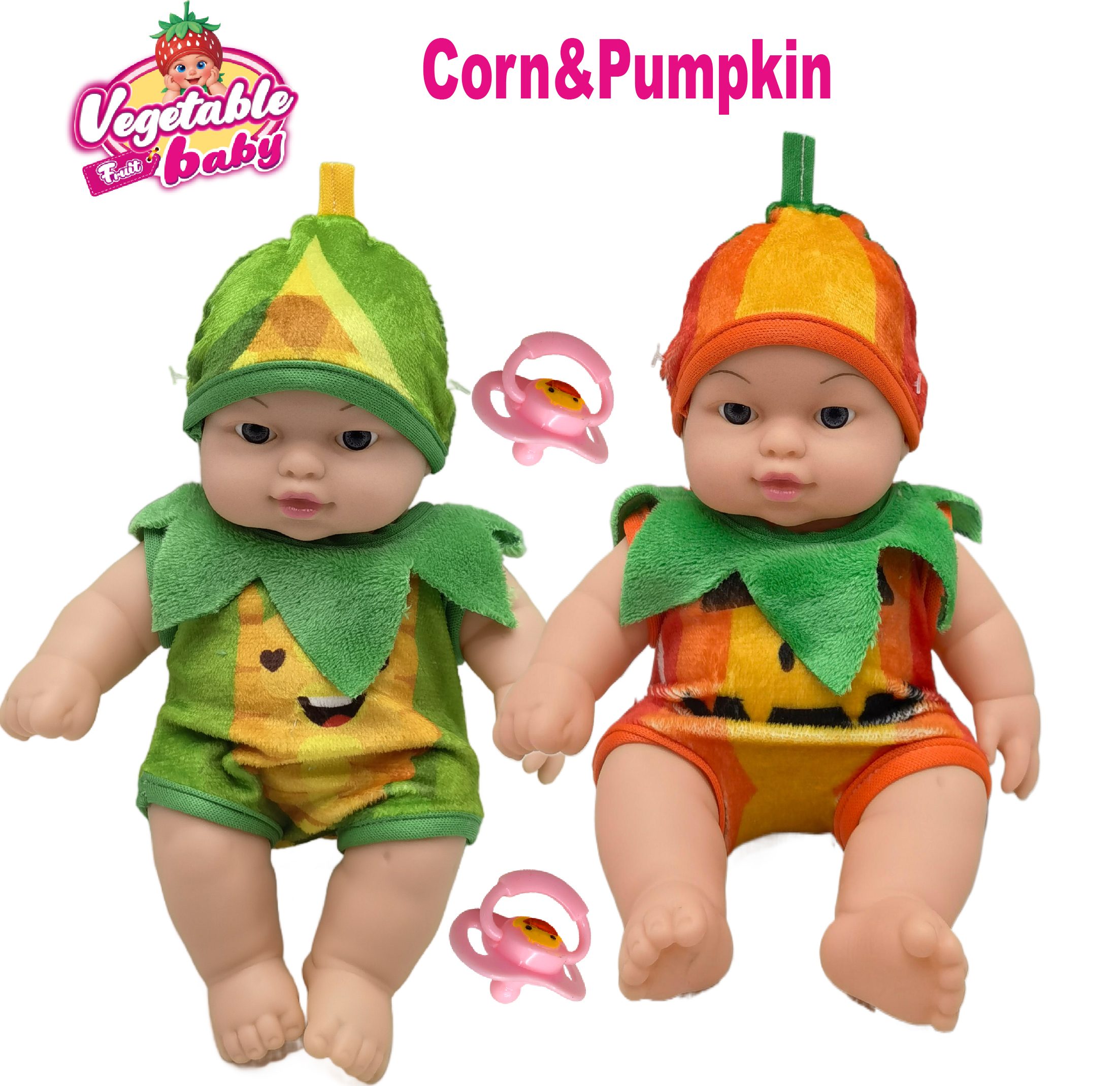 DM8P Corn and Pumpkin Doll Set main image